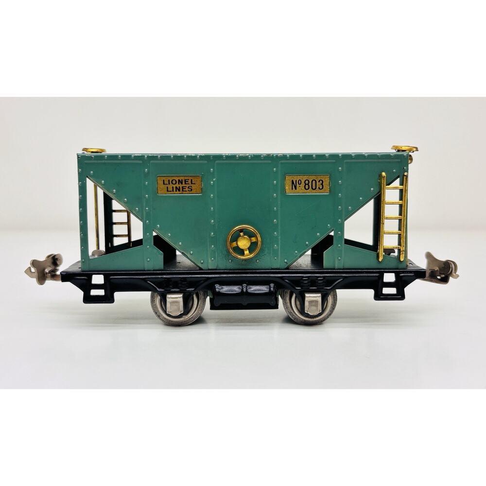 Lionel Prewar O 803 Hopper Coal Car Peacock Green